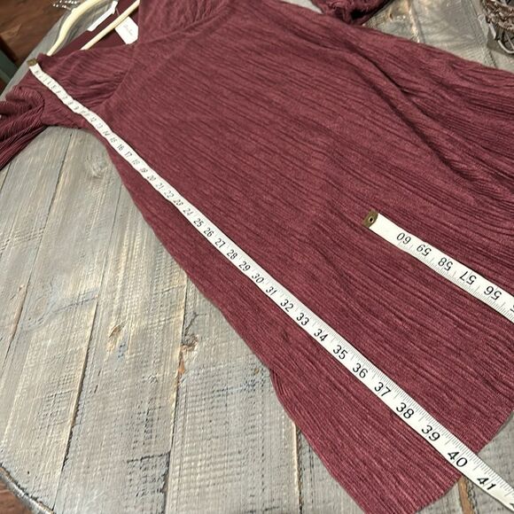 All in Favor Plisse Empire Waist Dress - Picture 4 of 4